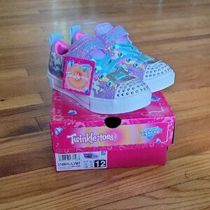 Skechers | Shoes | Nwt Skechers Twinkle Toes Sneakers Size 2